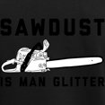 thumbnail image 3 of CafePress - Sawdust Is Man Glitter Women's Dark Pajamas - Women's Short Sleeve Print T-Shirt and Pants Dark Cotton Pajama Set, 3 of 7