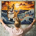 thumbnail image 6 of Thuan Pembroke Welsh Corgi Dog Art Print Canvas, Dog Canvas Wall Art Painting Decor, Dog Pop Art Home Decor Artwork For Bedroom Living Room Bathroom decor, 6 of 6