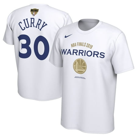 Nba Finals 2011 Stephen Curry Golden State Warriors Nike Youth 2019 NBA Finals Bound Name & Number T-Shirt - White ()