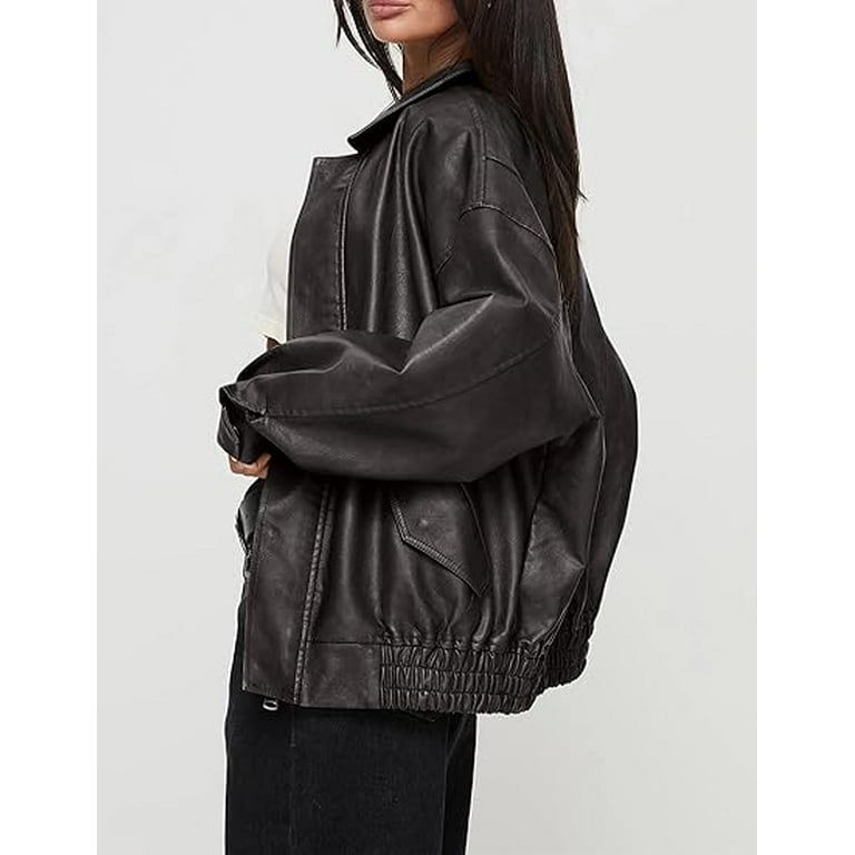 ジャケット・アウター X-girl  FAUX LEATHER OVERSIZED JACKET 楽天市場】【 X-girl エックスガール 】 DISTRESSED FAUX
