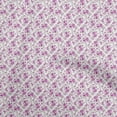 thumbnail image 1 of oneOone Velvet White Fabric Floral Sewing Craft Projects Fabric Prints By Yard 58 Inch Wide, 1 of 4