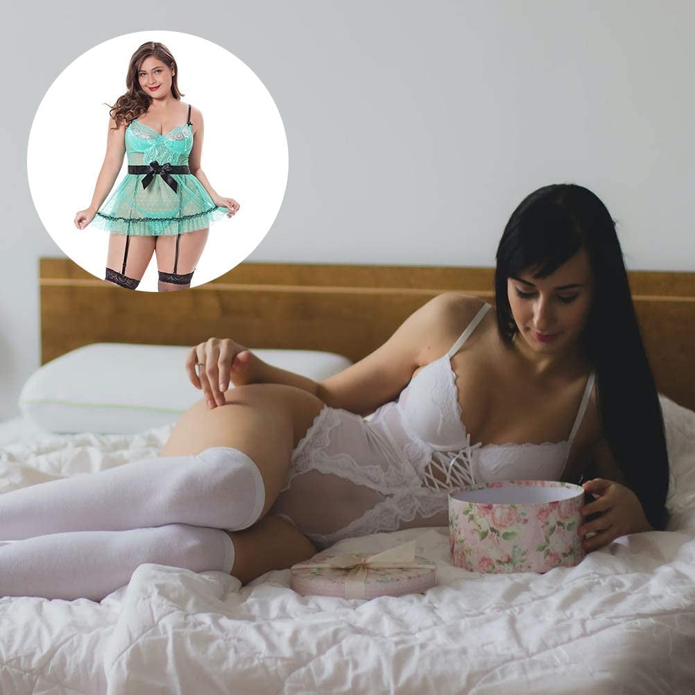 1pc Surdimensionné Sexy Sous-Vêtements Sexe Pyjama Jupe Dos Nu V Cou  Vêtements de Nuit - Walmart.ca