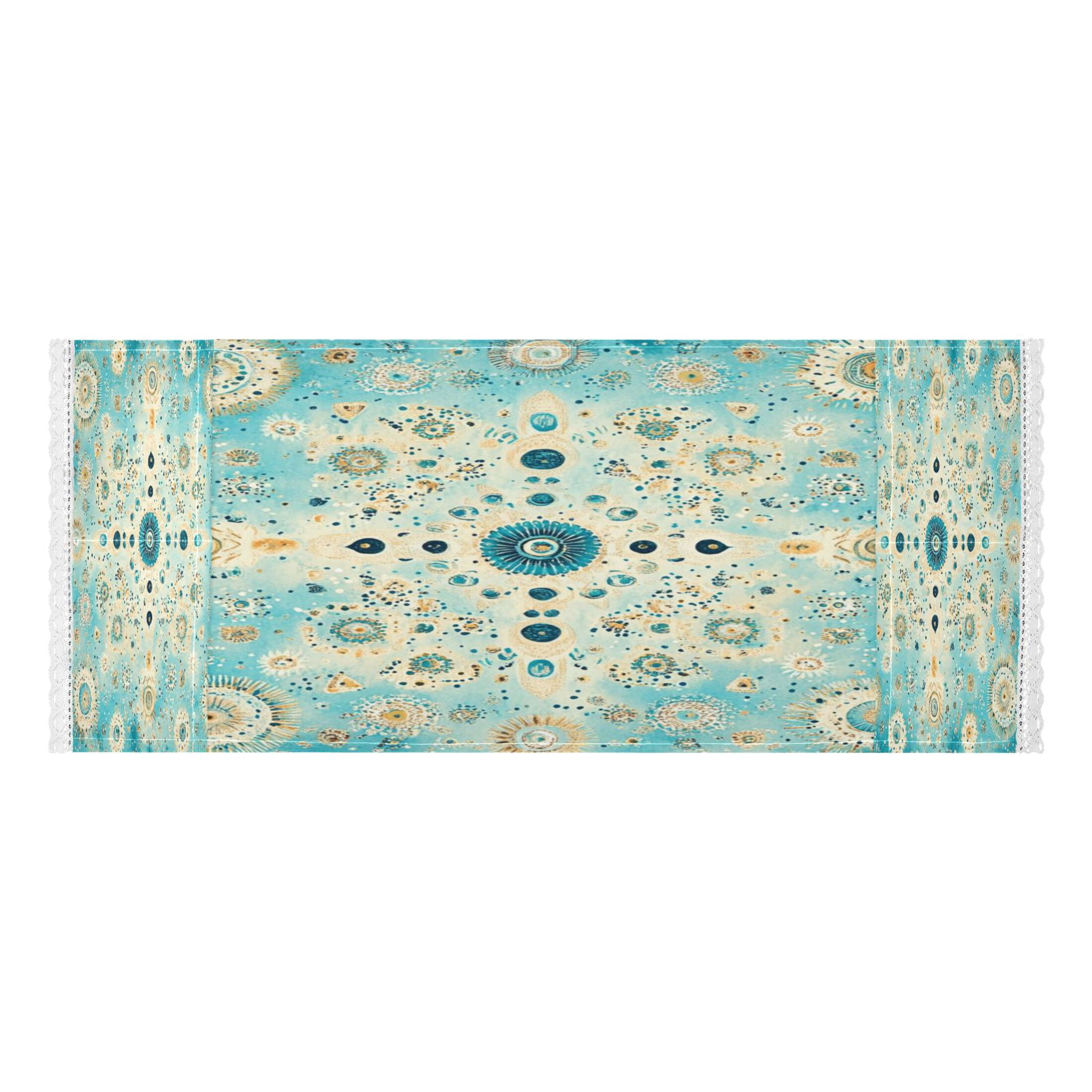 WOBOGO Moroccan Style Pattern Washing Machine Cloth Dryer Refrigerator Top Cover Protective Non-Slip Mat For Kitchen Laundry