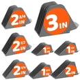 thumbnail image 1 of Juego de protectores para Wahl Clipper, 8 piezas, longitudes de corte extralargas de 7,6 cm (3 pulgadas) y 3,2 cm (1,25 pulgadas), fácil colocación a presión y ajuste preciso., 1 of 1