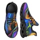 thumbnail image 1 of Zapatillas deportivas para hombre con diseño psicodélico en colores elegantes, cómodas y transpirables, de malla, informales, planas para exteriores., 1 of 6
