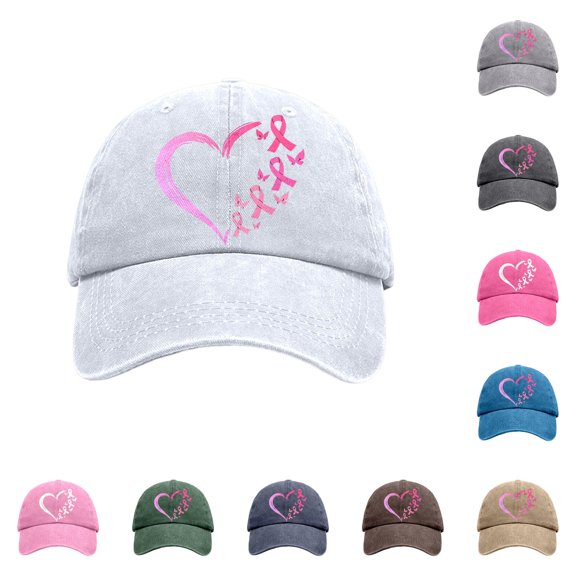 XIAOCHA Women's Printed Baseball Cap Adjustable Dad Hat Farm Snapback Hat,White