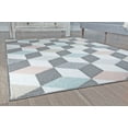 thumbnail image 3 of Rugs America Mika MO20A Earl Grey Geometric Contemporary Multi Area Rug, 8'x10', 3 of 6