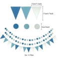 thumbnail image 4 of Decoración artística de papel, abanico de papel duradero artístico, plegable, respetuoso con el medio ambiente, Harisen, Navidad, boda, fiesta Kits de decoración para fiestas Combinación de colores Yuarrent HA073038-01, 4 of 6