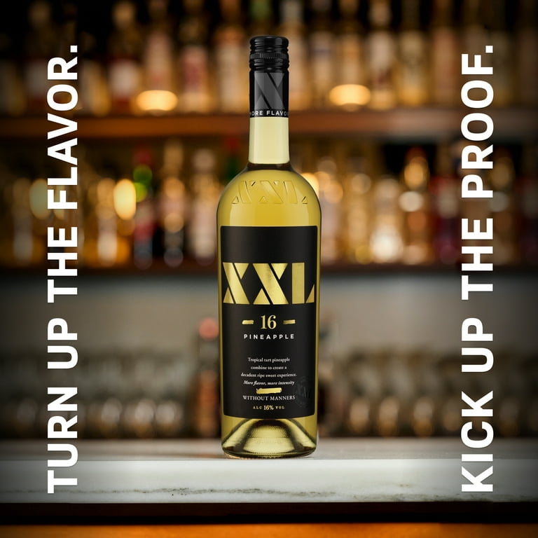 XXL Pineapple Moscato Wine, 750 mL Glass Bottle, 16% ABV - Walmart.com