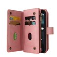 thumbnail image 2 of Case for Motorola G14 4G With Card Slot Stand PU Leather Magnetic Closure Fifteen Card Slots Zipper Poket, 2 of 5
