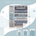 thumbnail image 4 of LHSHID Godson Gifts from Godmother Godson Baptism Gifts for Boys Godson Gifts Birthday Christmas Easter Gifts for Godson Godson Gifts from Godfather God Son Gifts Blanket 60"x80", 4 of 8
