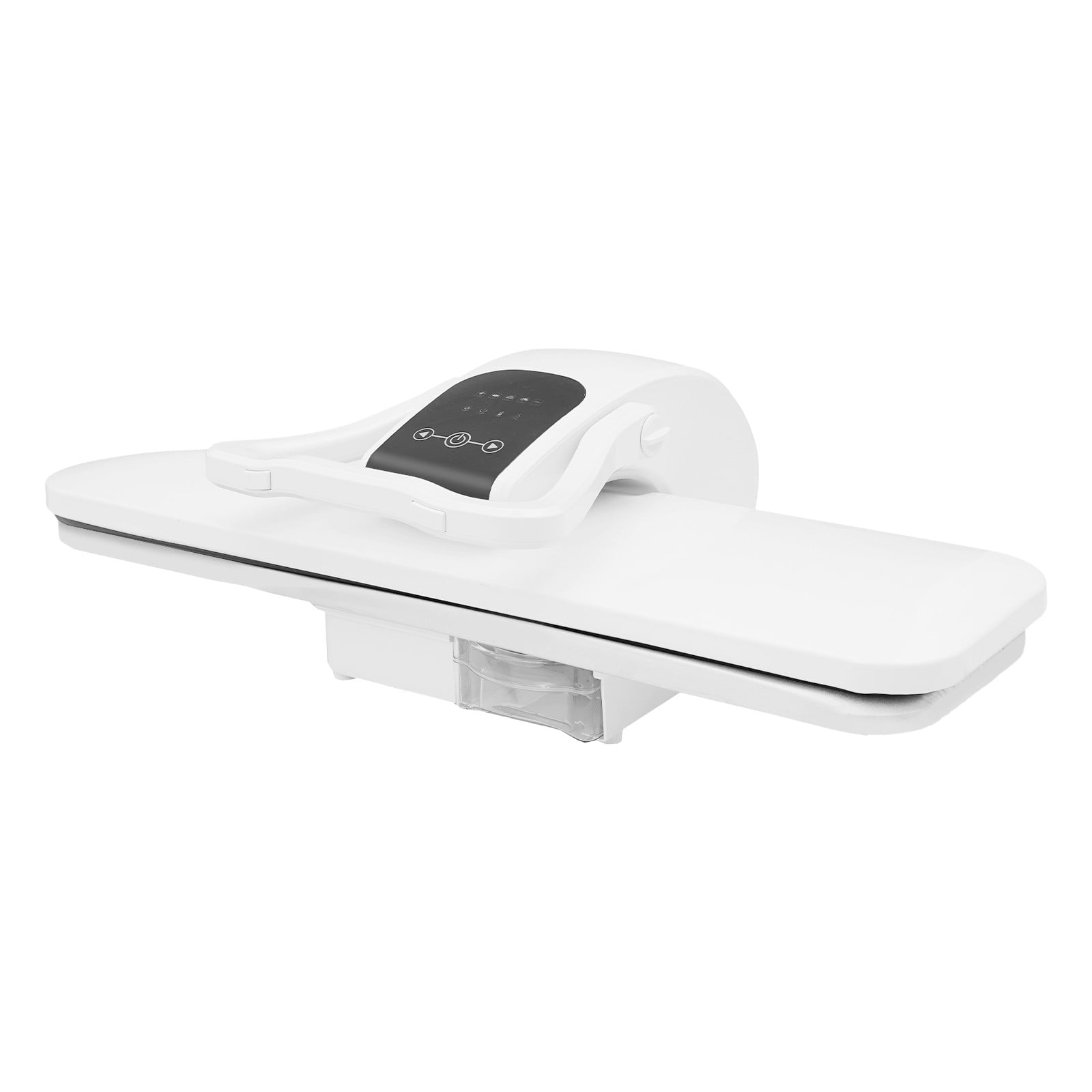 White 1600W 36in Fabric Press Machine Clothes Steam Press Touchscreen Modern