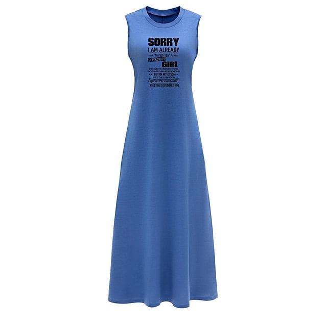 Vestido de verano para mujer, vestido de playa, trajes de moda, vestido formal de cuello redondo para S