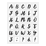 (3 pack) Hello Hobby 0.75 Letter Stencil (30 Count)