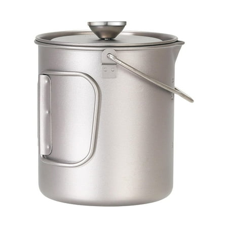 

Lightweight Pot Teakettle Cookware 750ml Multi Functional Titanium