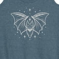 thumbnail image 3 of Instant Message - Grey Bat  - Women's Racerback Tank Top, 3 of 6