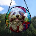 thumbnail image 2 of Spanish Water Ornament Christmas 2025 Pet Dog Spanish Water Dog Stained Glass SunCatcher for Window Christmas, Dog Suncatcher, Pet Lovers Gifts, Holiday Decor and Xmas Gifts Ideas, 2 of 4