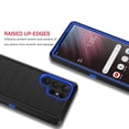 thumbnail image 4 of Phone Case for Samsung S23 Ultra Case,Heavy Duty Hard Shockproof Armor Protector Case Cover with Belt Clip Holster for Samsung S23 Ultra 6.8 5G 2023 Phone Case Blue/Black, 4 of 7