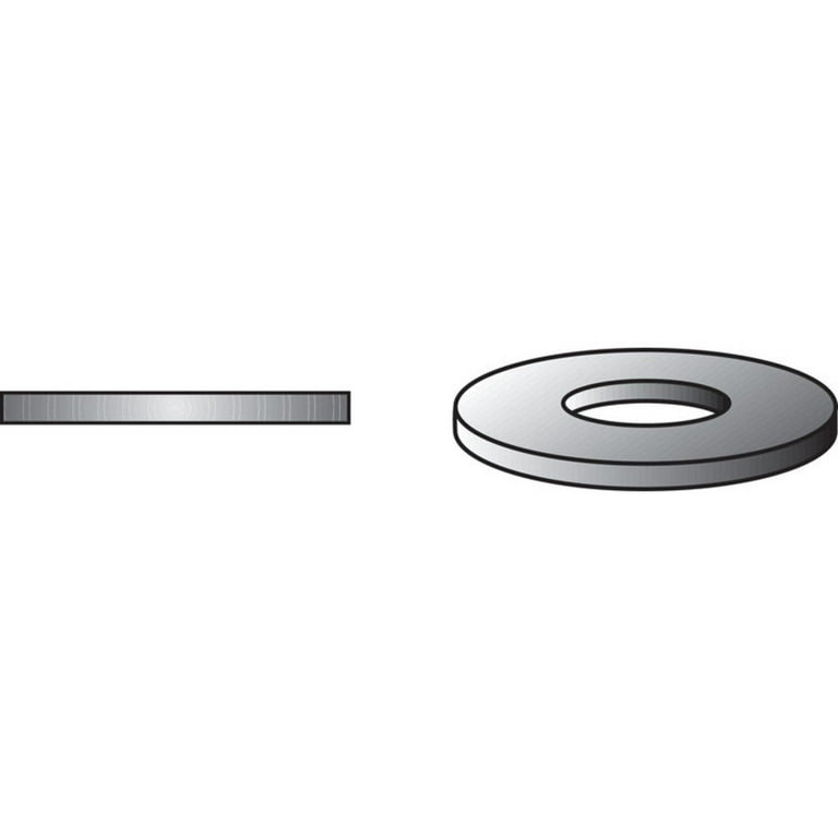 Hillman Zinc-Plated Steel .215 in. SAE Flat Washer 100 pk