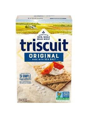 Triscuit Original Whole Grain Wheat Crackers, Vegan Crackers, 8.5 oz