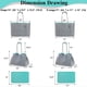 thumbnail image 2 of Bolsa de Playa Tote QOGiR Neopreno Gris y Verde Grande, 2 of 7