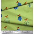 thumbnail image 2 of Soimoi Rayon Crepe Fabric Dot & Lotus Block Decor Fabric Printed Yard 46 Inch Wide, 2 of 3