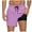 Purple, variant on ohmzyzo Mens Swim Trunks with Compression Liner 9 Inch Bathing Suits Quick Dry Board Shorts Summer Swimsuit with Pocket