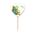 thumbnail image 1 of Australia Koala and Eucalypt Watercolor Toothpick Flags Heart Lable Cupcake Picks, 1 of 3