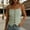 Green, variant on Women's Back Camisole Button Up Front Flap Slim Fitted Shirt Top