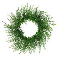 thumbnail image 3 of Guirnalda Guirnalda verde Flores blancas Hojas Decoración Vegetación Artificial para puerta Pared Hogar Boda seitruly HA9039-00B, 3 of 6