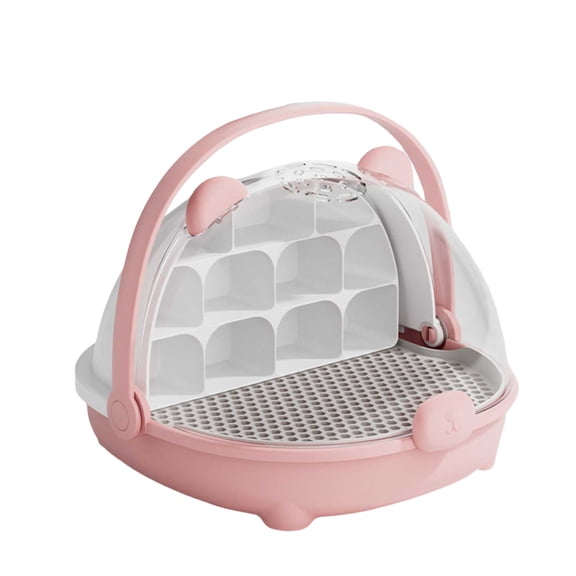 FTsdfkl Clear Silkworm Habitat Cage, with Breathable Design and Removable Chamber for Easy Observation and Better Breeding Silkworm Breeding Box