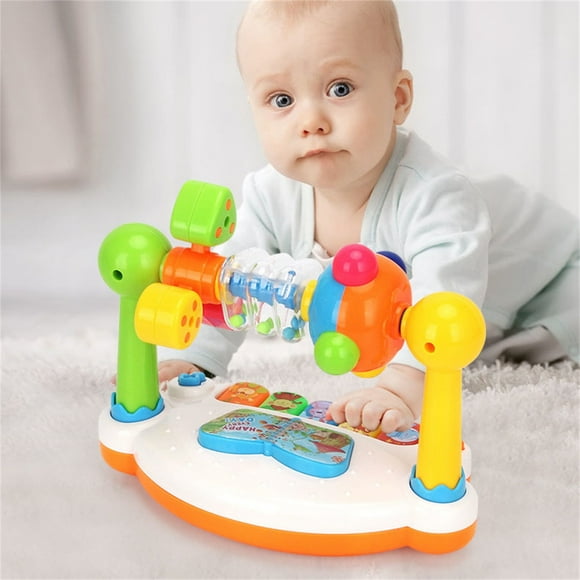 RYRDWP Clearance Early - Education Learning Keyboard for Infants and Toddlers - With Lights, Singing and Story - telling Functions