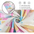 thumbnail image 2 of Easter Shower Curtain, Colorful Eggs Cute Machine Washable Waterproof Fabric for Bathroom Bathtub Decor with Hooks 72x72, 2 of 6