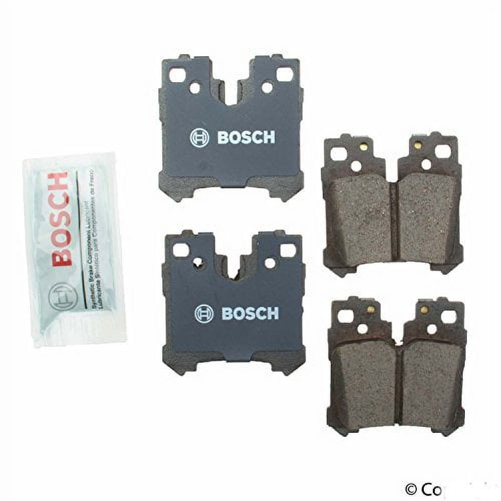 Bosch BC1283 QuietCast Premium Ceramic Disc Brake Pad Set For Lexus: 2007-2017 LS460, 2008-2016 LS600h; Rear