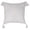 White, variant on 18 Inch Star Embroidered Throw Pillow with Tassels, Soft Decorative Cushion for Bed, Sofa & Living Room