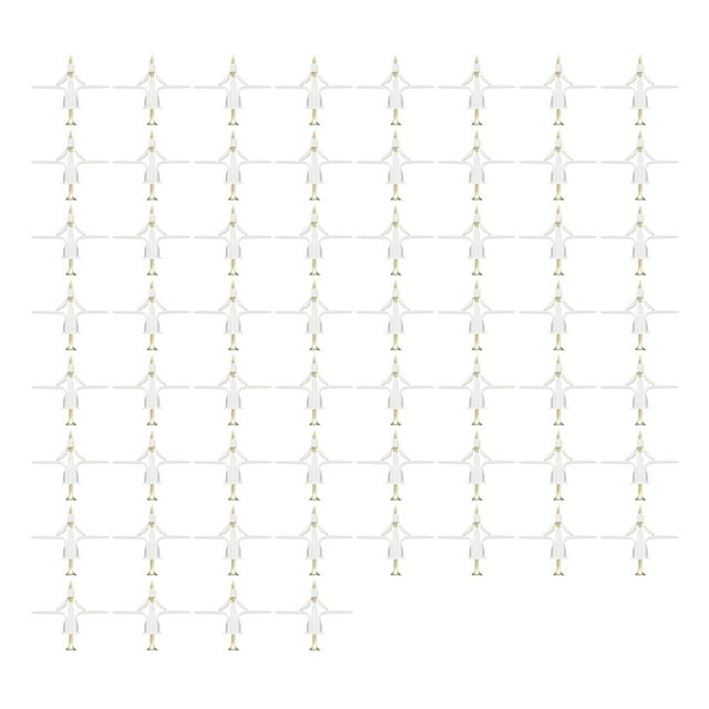 Kit d'Ancrage de Cloison Sèche 60 Pcs/Ensemble avec Vis Auto-Percée Spécialement pour Planche de Nylon Plastique, Force de Fixation Forte