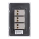 thumbnail image 4 of KIT 2 PLACAS CON APAGADOR TRIPLE Sanelec 4559, 4 of 6