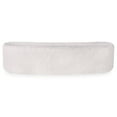 thumbnail image 2 of Suddora Adult Solid Color Sweatband Headband, White, 2 of 2