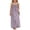 Light Purple, variant on Kid Girls Backless Cami Dress Spaghetti Strap House Dress Green Flowy Dress Maxi Sundress Beach Dress for Girls
