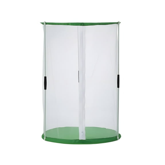 LAMIRO Butterfly Habitat Mini Greenhouse for Indoor Outdoor Observation Sturdy Reusable Cylinder Shape Cage with Visible Mesh