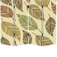 thumbnail image 4 of 3 Panel Canvas Made Foldable Screen with Leaf Print in Multicolor, 4 of 5