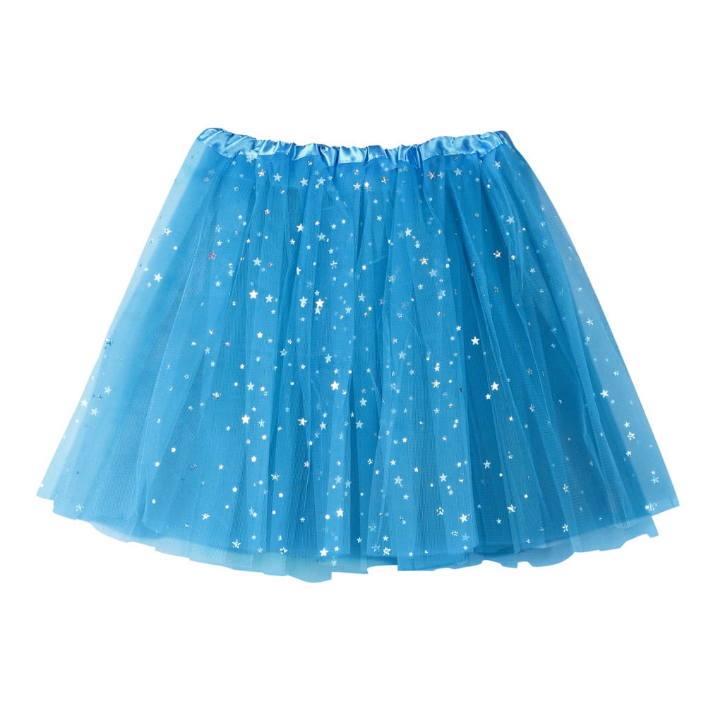 Ruziyoog Womens Vintage Pleated Petticoat Skirt Gauze Short Skirt Adult ...