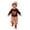 0-Brown2&612, variant on Tiijoy Baby Boy Thanksgiving Cotton Long Sleeve Romper Pants Hat 3Pcs Outfits, Sizes 2-3