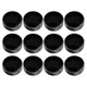 thumbnail image 1 of 12 Uds. De discos de Hockey sobre hielo de caucho Natural, pelotas de Hockey estándar, suministros deportivos para practicar juegos de entrenamiento (negro), 1 of 2