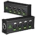 thumbnail image 3 of GearIT Rallonge Ethernet Multi-Canaux 3 Broches XLR/DMX/AES-EBU vers Ethernet-Compatible RJ45 Cat5/Cat6 pour Scène, Son, Éclairage, Studio d'Enregistrement Audio (1 Paire: 4 XLR Mâle + 4 XLR Femelle), 3 of 4