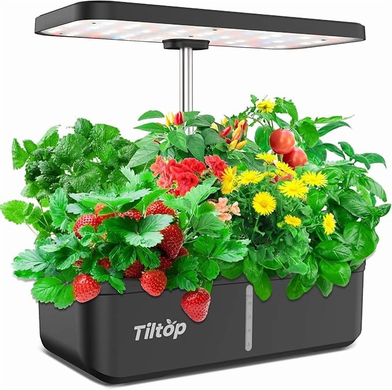 Hydroponics Growing System 12 Pods Indoor Herb Garden with 36W LED Grow ...