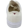 thumbnail image 3 of Converse Chuck Taylor All Star Ox Egret / Rhubarb White Canvas Sneaker - 11M 9M, 3 of 3