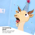 thumbnail image 3 of Tarjeta de cumpleaños Good Egg Greetings con cabra gritona y sonido, 3 of 6