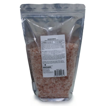 - Indusclassic Pure Original Himalayan Pink Crystal Bath and Spa Sea Salt - 2 Pound Medium Grain 1~3mm