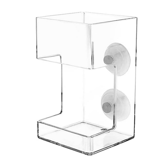 TIELUTT Suction Cup Fish Feeder Aquarium Feeding Ring Fish Tank Station Floating Food Tray Feeder with Large Dog Automatic Feeder Cat Feeder Station Aquarium Auto Feeder Dog Food Auto Feeder Smart Pet
